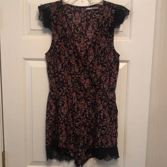 Anthropologie Pants - Anthropologie Floral Romper sz. L